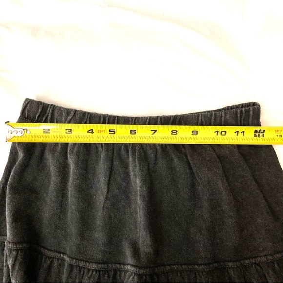 RUBBISH DISTRESSED BLACK MINI SKIRT—WORN ONCE! - Picture 3 of 8